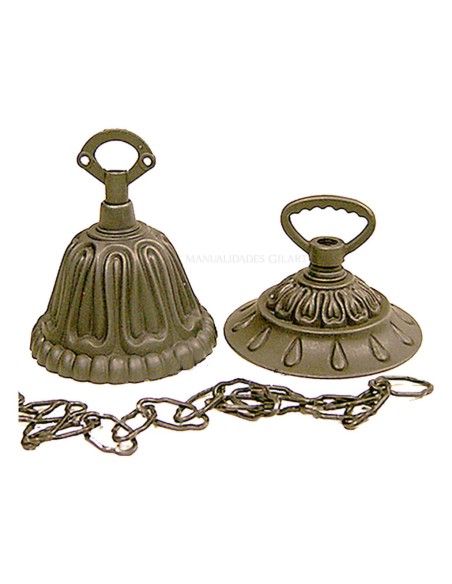 Florón Lámpara Colgante Tiffany Oscuro 85 mm: el toque final para tus creaciones.