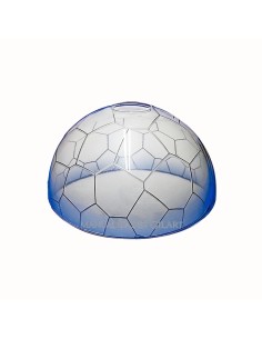 Pantalla Tiffany de metacrilato modelo Vitral 20 cm con dibujo impreso para reseguir.