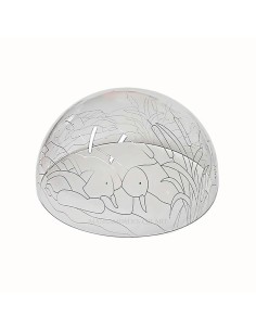 Manualidades: Pantalla Tiffany. DIY Metacrilato 25 cm - dibujo Patos en el lago