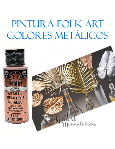 FolkArt | Pintura acrílica Metallica 59 ml plata 662