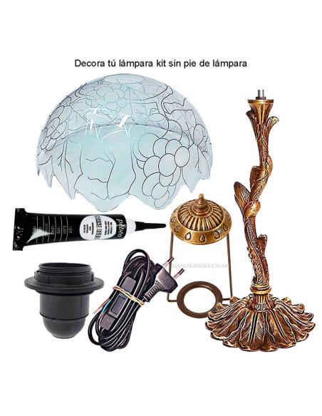 Comprar Kit Lámpara Tiffany Metacrilato Uvas 25 cm | Gilart Man.