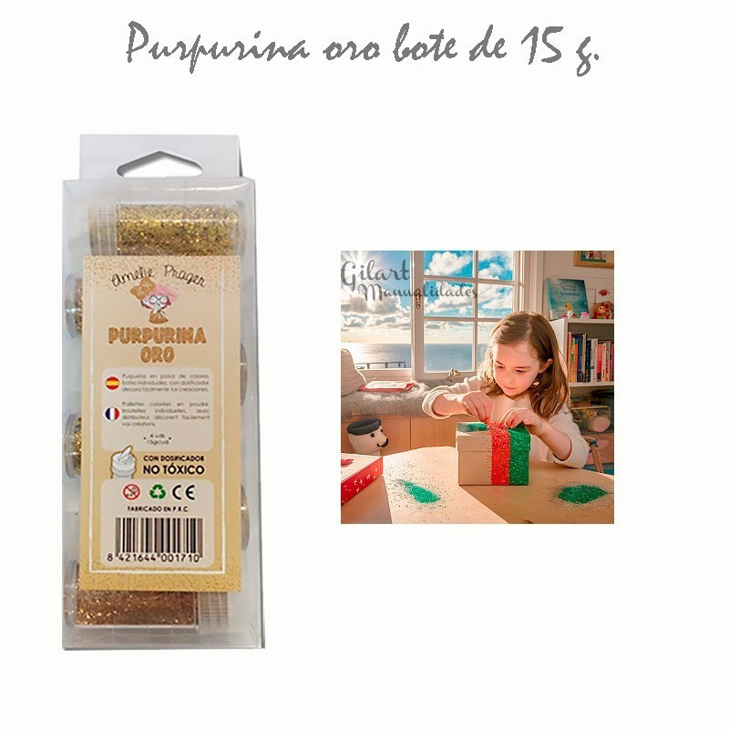 Purpurina dorada Amelie 15 g