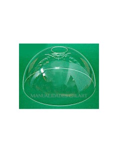 Pantalla de metacrilato 25 cm media bola. Crea tu lámpara estilo Tiffany única.