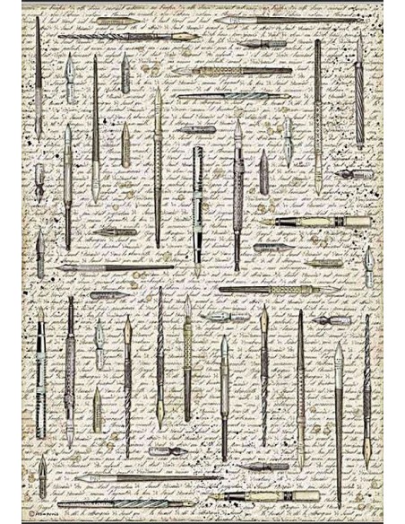 Papel de arroz stamperia A3 DFSA3082 Papel de arroz stamperia A3 DFSA3082