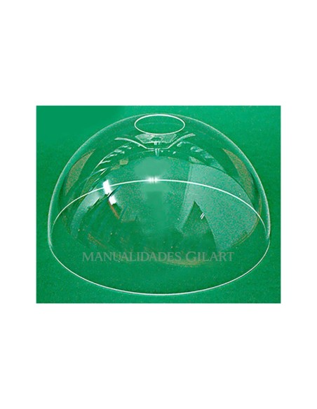 Pantalla de metacrilato transparente y lisa de 30 cm para decorar artesanalmente con estilo Tiffany.