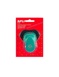 Perforadora de esquinas con diseño de flor de 25,4 mm de la marca Apli para trabajos de scrapbooking y manualidades.