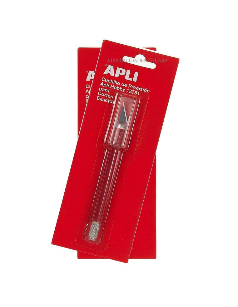 Bisturí y cuchillo de precisión Apli Hobby 13751 pack 2 uds. para maquetas y diseño