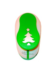 Perforadora Árbol Navidad Apli 25,4 mm para troquelar goma EVA de 2 mm y papel de scrapbooking