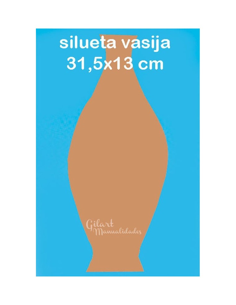 Comprar Silueta Vasija dm 06772 - 315x130 mm | Gilart Manualidades