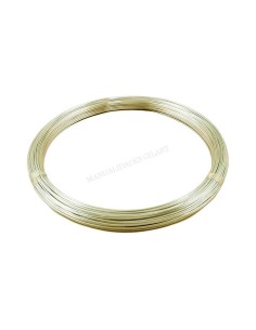 Hilo de alpaca 0,3 mm con baño de plata para filigrana profesional. Disponible en 40 metros.