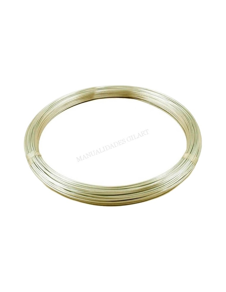 Hilo de alpaca 0,3 mm con baño de plata para filigrana profesional. Disponible en 40 metros.