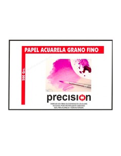 Bloc de papel acuarela Precisión A3 de grano fino y 200g para técnicas húmedas.