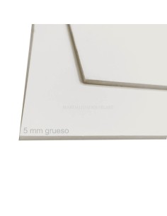 Cartón pluma blanco A3 grueso 5 mm para maquetas profesionales y cartelería rígida