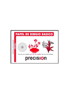 Bloc de dibujo A4 Precisión de 130g con 20 hojas para bocetos escolares y técnicas secas.