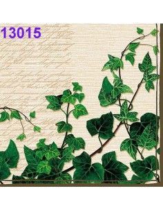 Servilletas Decoupage Yedra 33x33cm 20 Uds hojas de hiedra verde