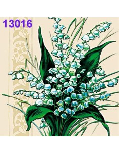 Servilletas Decoupage Muguet 33x33cm 20 Uds lirio de los valles