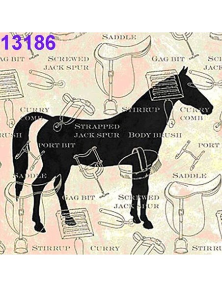 Servilletas Decoupage Caballos 33x33cm 20 Uds diseño ecuestre vintage