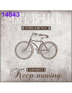 Servilletas Decoupage Bicicleta 33x33cm 20 Uds diseño vintage retro