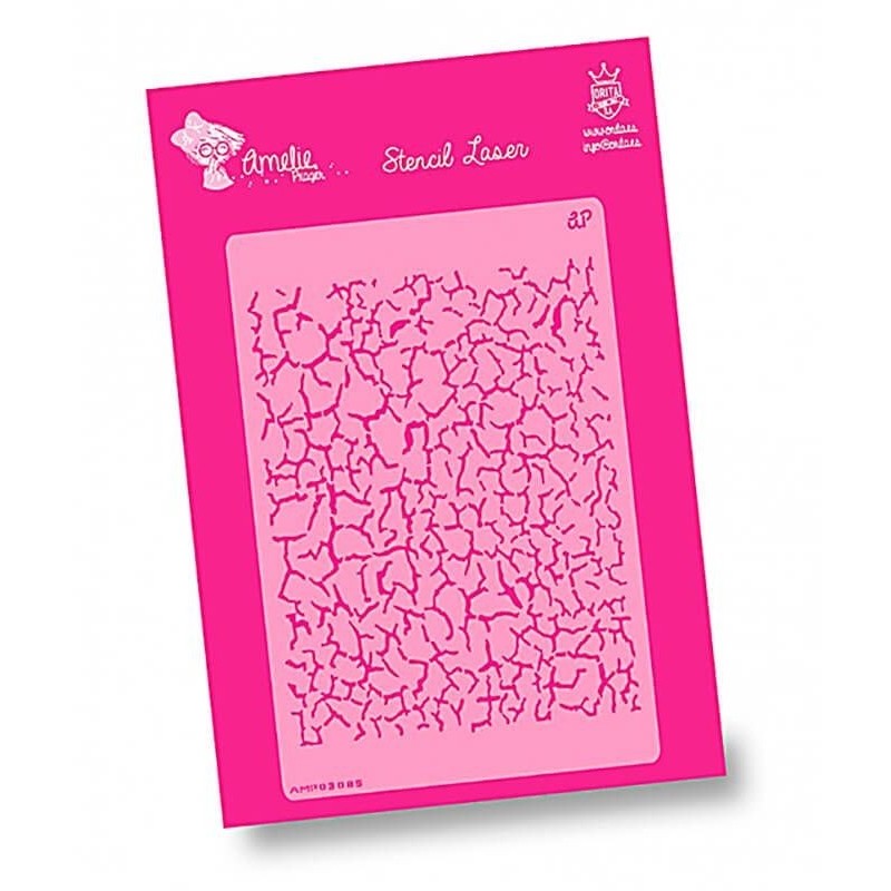 Stencils plantillas Amelie Craquelado 20x30 cm
