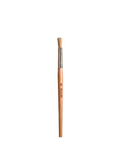 Pincel Redondo Gilart 582 nº 8 de cerda natural con mango largo para óleo y coberturas amplias