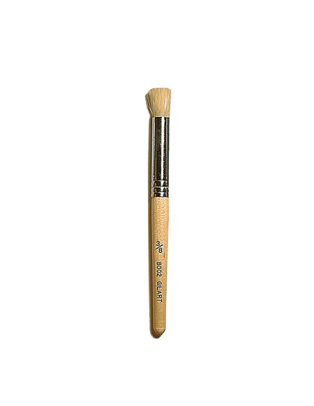 Pincel Estarcido Cerda Natural Mango Corto 3/8 Gilart para trabajos de tamaño medio en stencil