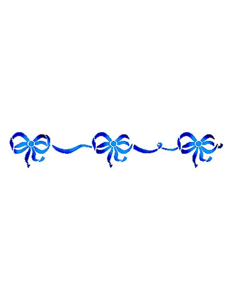 Imagen principal: Plantilla stencil Lazos Stamperia 60x7 cm para decoración con pintura