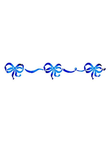 Imagen principal: Plantilla stencil Lazos Stamperia 60x7 cm para decoración con pintura