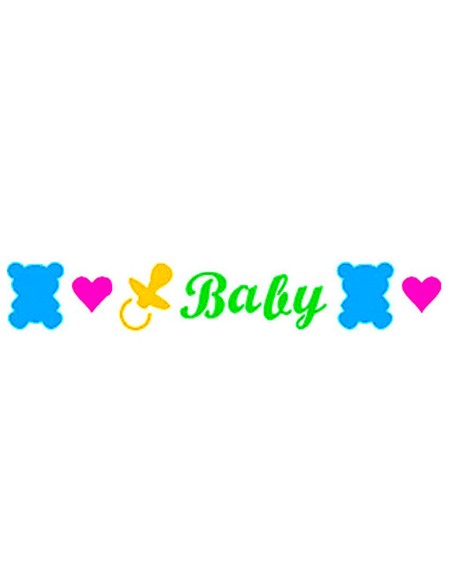 Plantilla stencil Baby Stamperia KSE152 con motivos infantiles para decoración con pintura