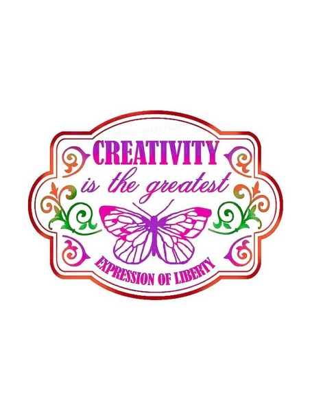 Plantilla stencil Creativity Stamperia 20x15 cm para decoración con pintura