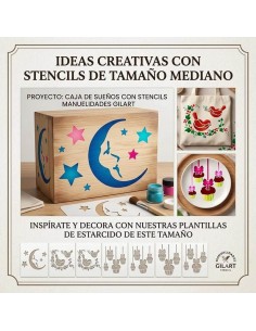 Plantilla Stencil Sweet Christmas Stamperia 20x15cm | Gilart