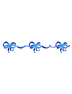 Plantilla stencil Lazos Stamperia KSE129 para decoración de cenefas con pintura azul