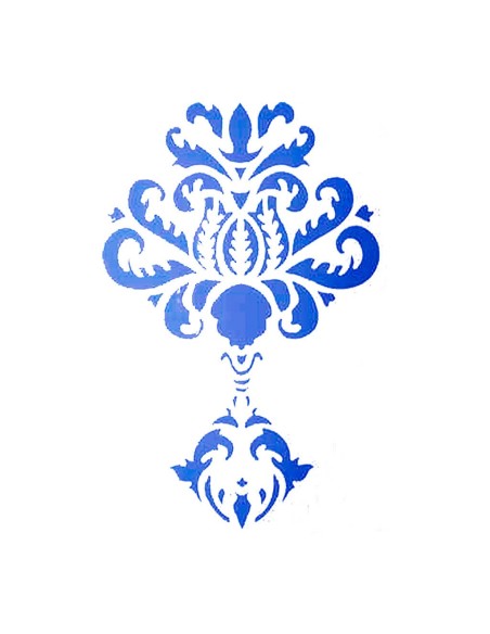 Plantilla stencil Ornamento 21x15 cm para decoración elegante