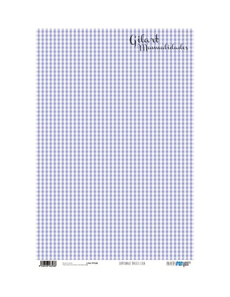 Papel cartonaje For You Basic lila 120g 32x48.3 cm para encuadernación