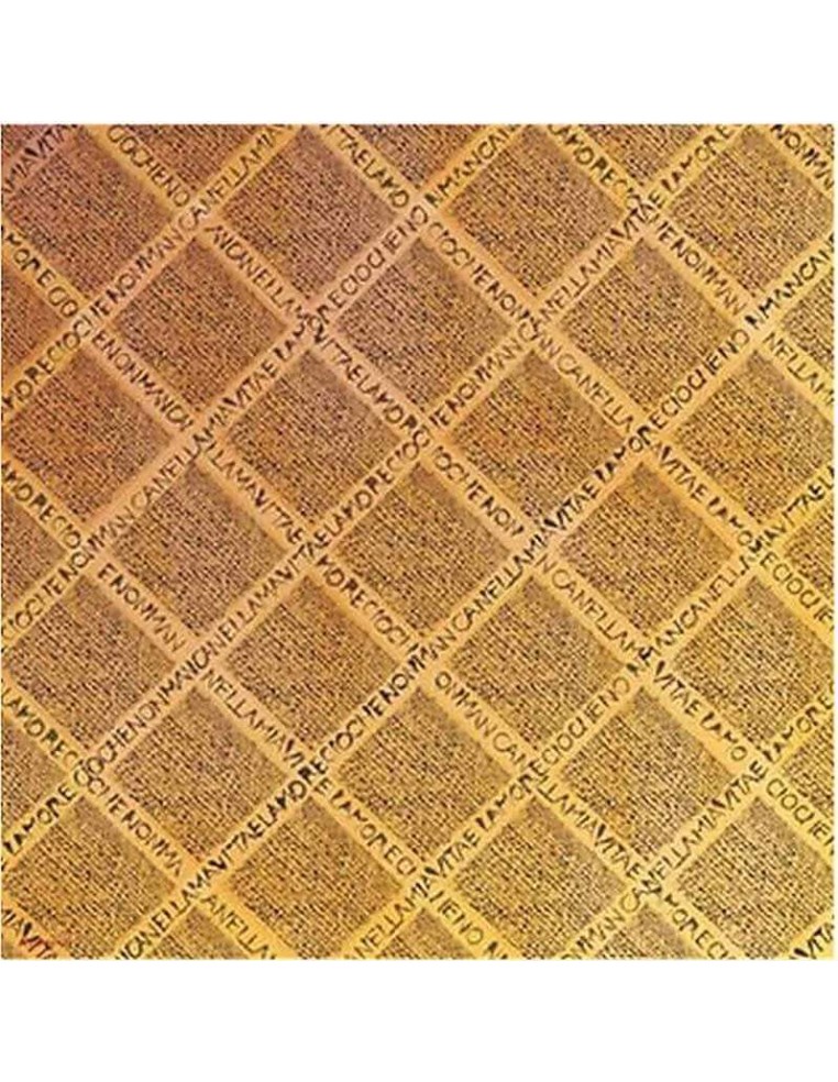 Papel de arroz Stamperia 50x50 cm para decoupage en tela y porcelana DFT097