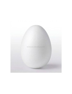 Huevos de Porexpan Alta Densidad 80x55 mm para decoración de Pascua