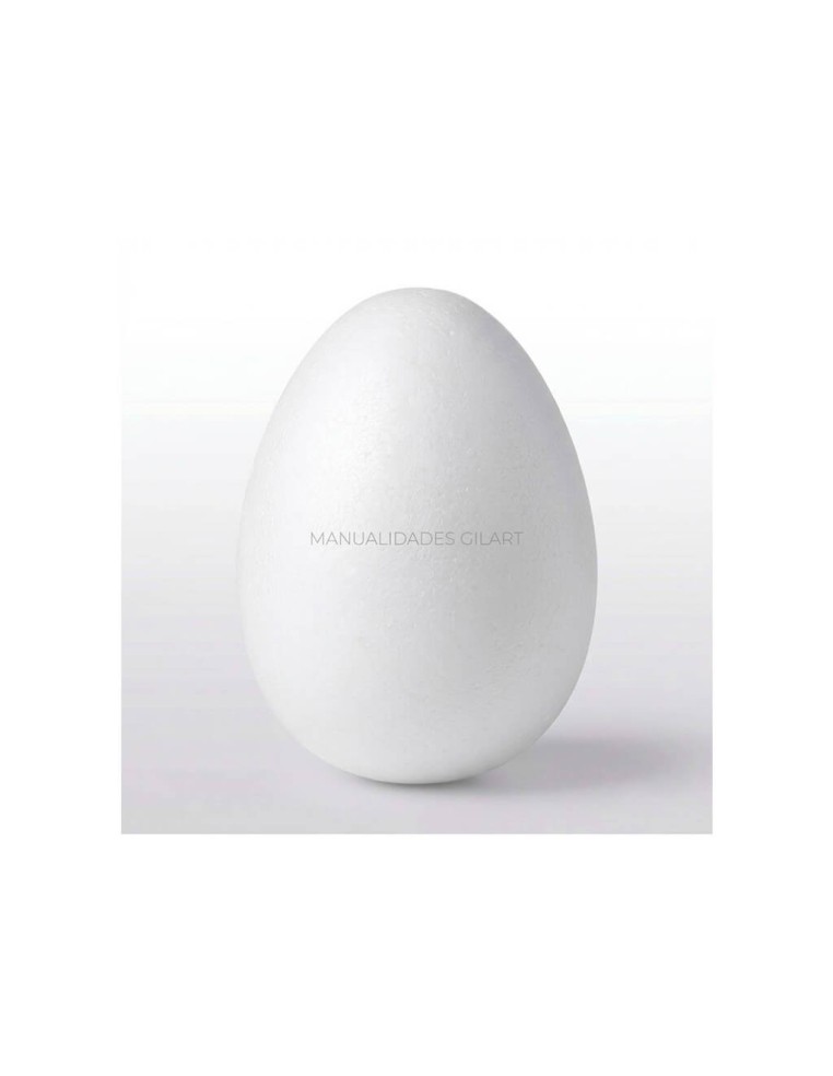 Huevos de Porexpan Alta Densidad 80x55 mm para decoración de Pascua