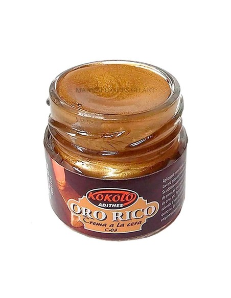 Cera Crema Kokolo Oro Rico 25 cc crema a la cera con dorado intenso