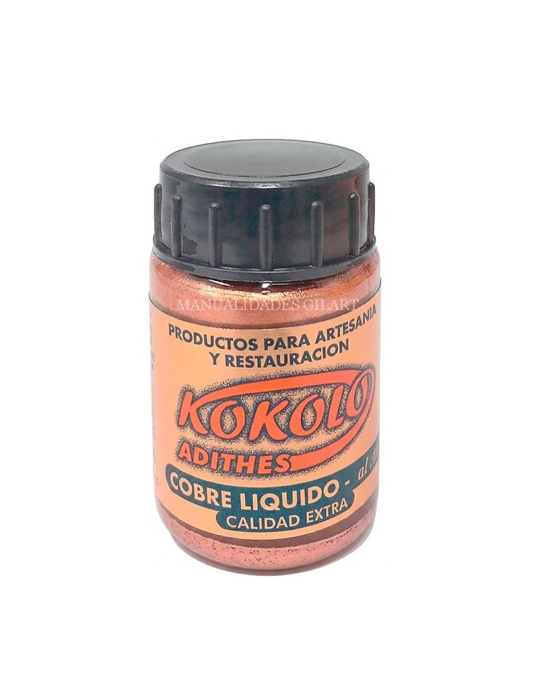 Cobre Líquido al alcohol Kokolo Adithes 40 ml acabado cobrizo cálido para restauración