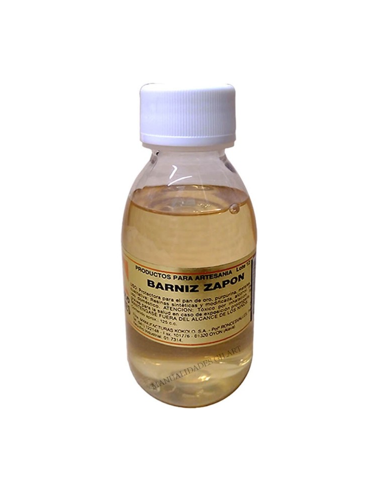 Barniz zapon Kokolo 125 ml protector antioxidacion para metales y pan de oro