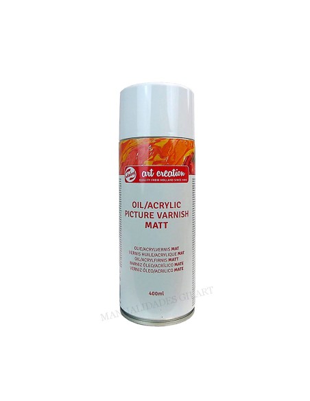 Barniz spray para óleo y acrílico Art Creation 400 ml acabado mate