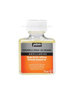 Bote de aceite de linaza refinado Pebeo 75 ml para óleo