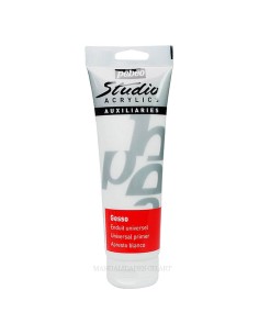 Tubo de gesso blanco universal Pebeo Studio Acrílico de 250 ml