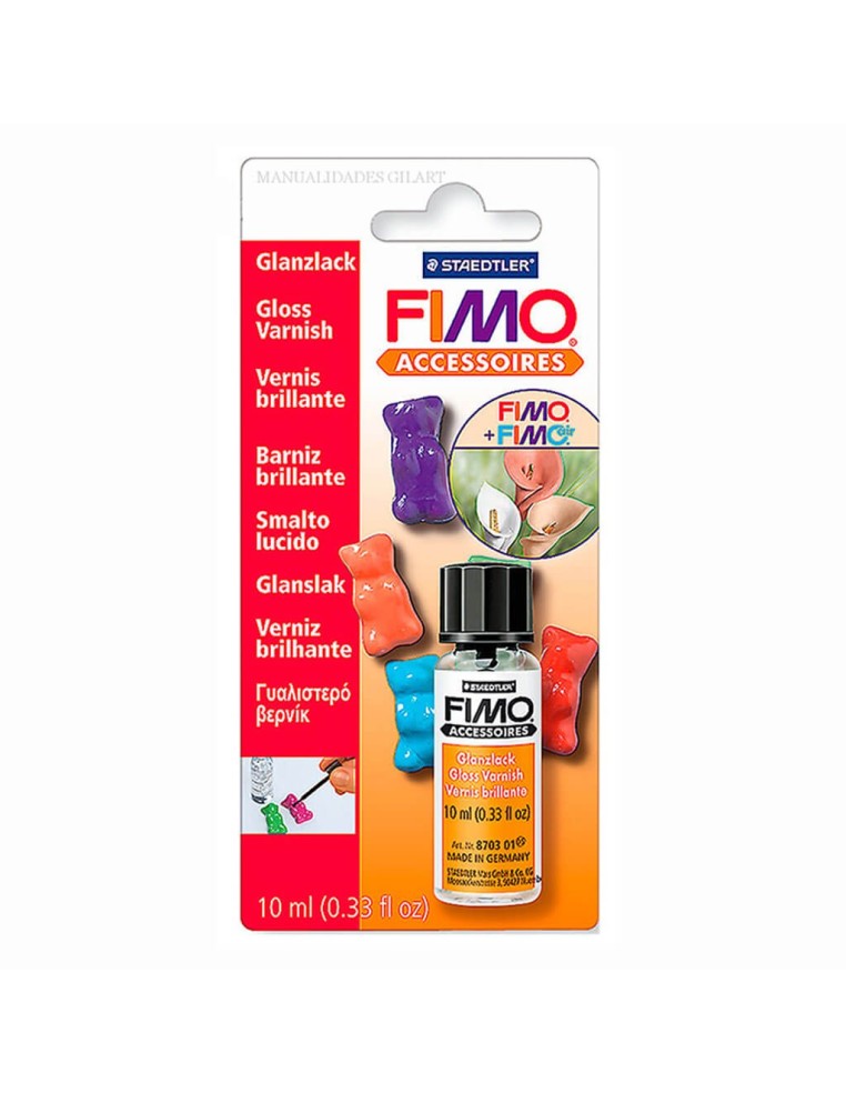 Barniz Fimo brillante base agua 10 ml para arcilla polimérica