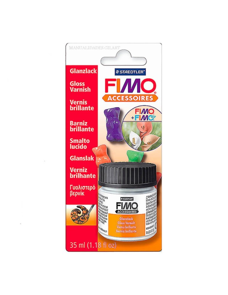 Barniz Fimo brillante base agua 35 ml para arcilla polimérica