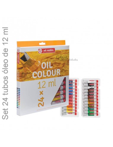 "Vibrantes colores en un set de óleos: ¡dale vida a tu creatividad con Art Creation 24 Colores al Óleo!"