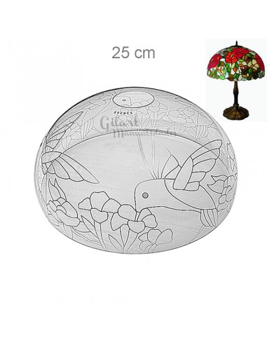 "Diseños exclusivos para lámparas Tiffany falso 25 cm colibrí. Crea con estilo único."