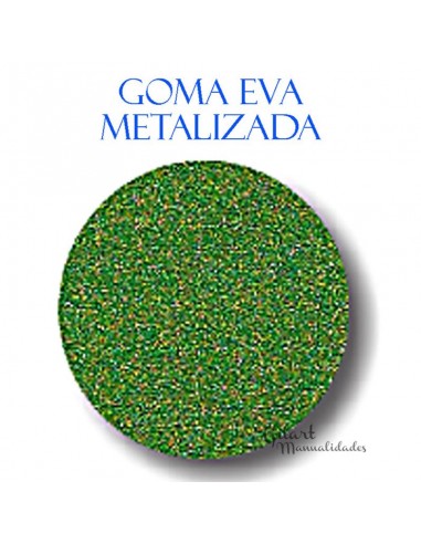 Descubre la versatilidad de la Goma Eva metalizada roja 60x40 cm de Gilart.