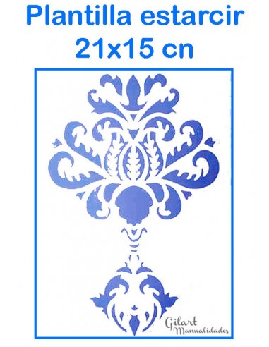 Plantilla Stencil Ornamento 21x15 cm