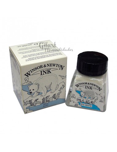 Tinta dibujo blanca Windsor & newton 14 ml