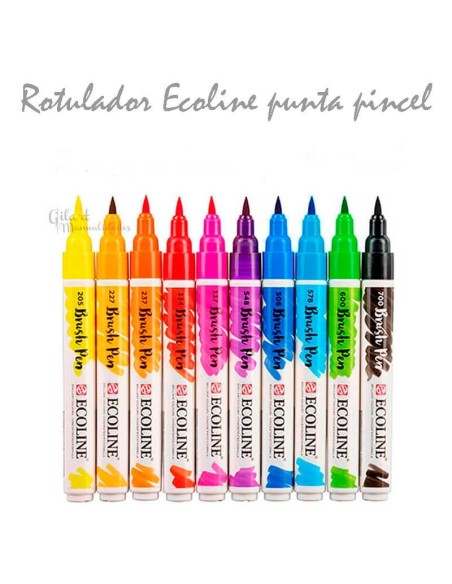 Set de 10 Rotuladores Ecoline Brush Pen - Punta Pincel